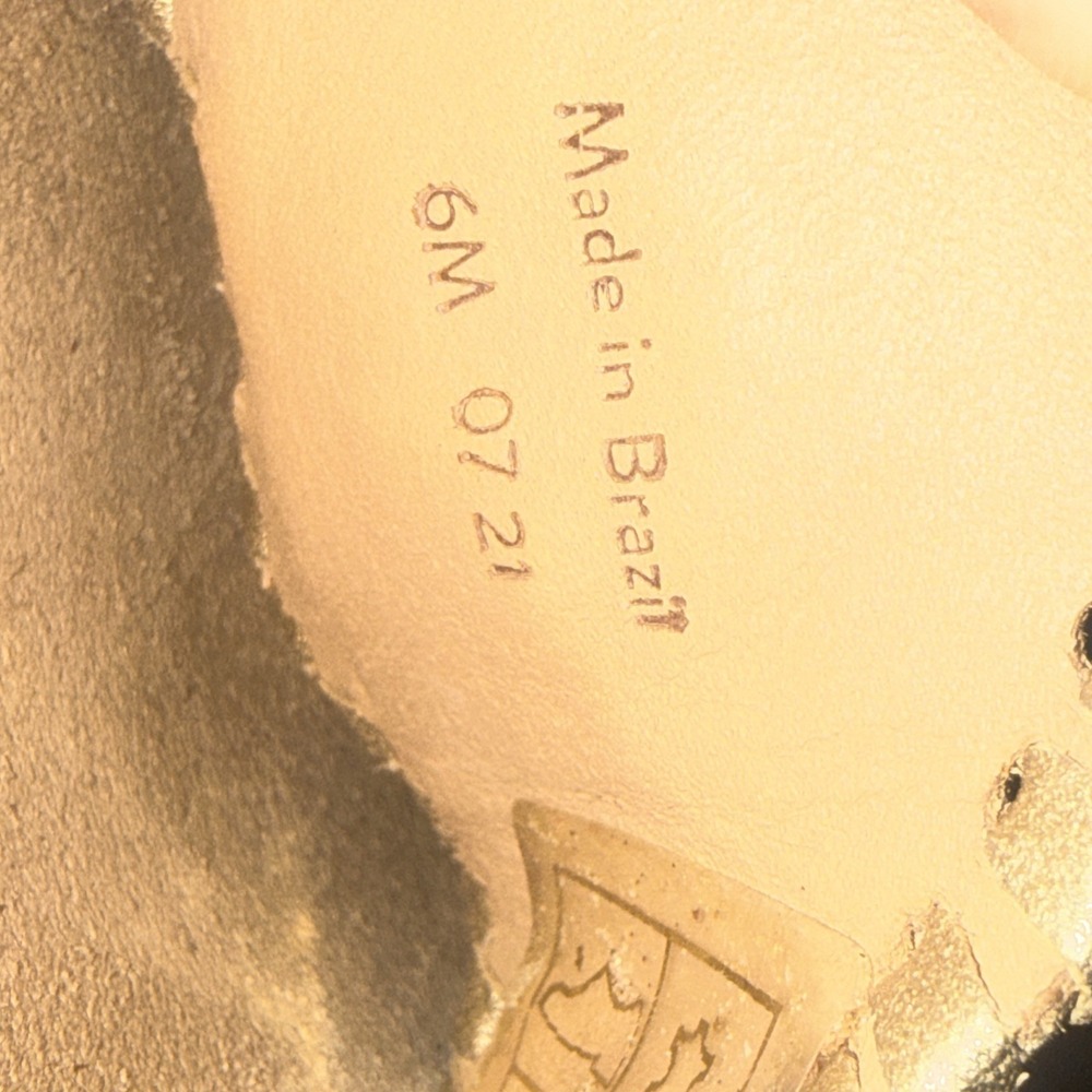 Jack Rogers Jacks Comfort Metallic Gold Preppy Country Club Thong Sandals Size 6 - Picture 10 of 10